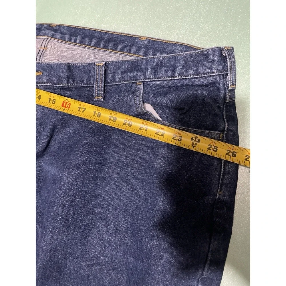 Carhartt Men FR Flame‎ Resistant Jeans 50x32 Dark Wash HRC 2 Denim Work Pants